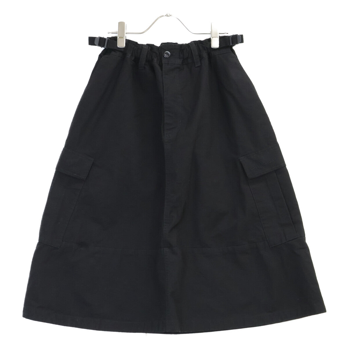 BALENCIAGA バレンシアガ 21年 680307 リップストップ カーゴスカート スカート