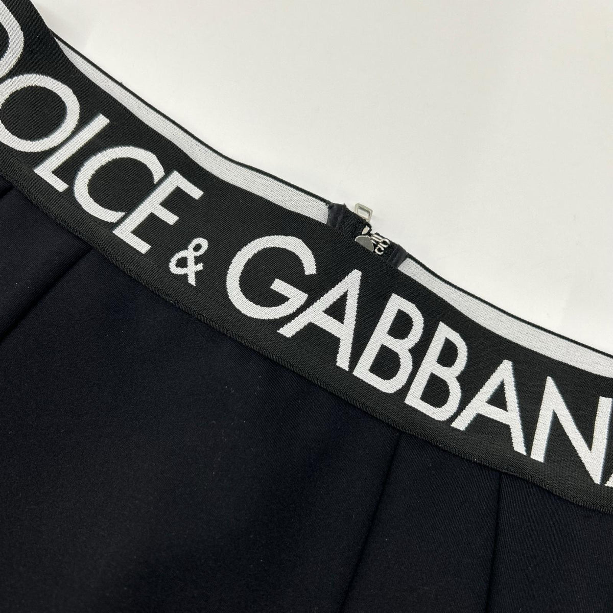 DOLCE&GABBANA ドルチェアンドガッバーナ F4CEOT FUUBD ロゴ ウエストバンド ミディ ペンシルスカート スカート