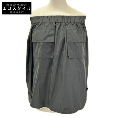 Max Mara マックスマーラ 111137186 ブラック ナイロンオフショルトップ　ブラウス トップス