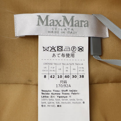 Max Mara マックスマーラ 2411111133 キャメル シルク ショートスリーブシャツ トップス