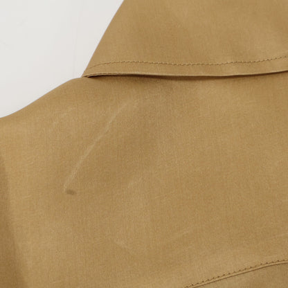 Max Mara マックスマーラ 2411111133 キャメル シルク ショートスリーブシャツ トップス