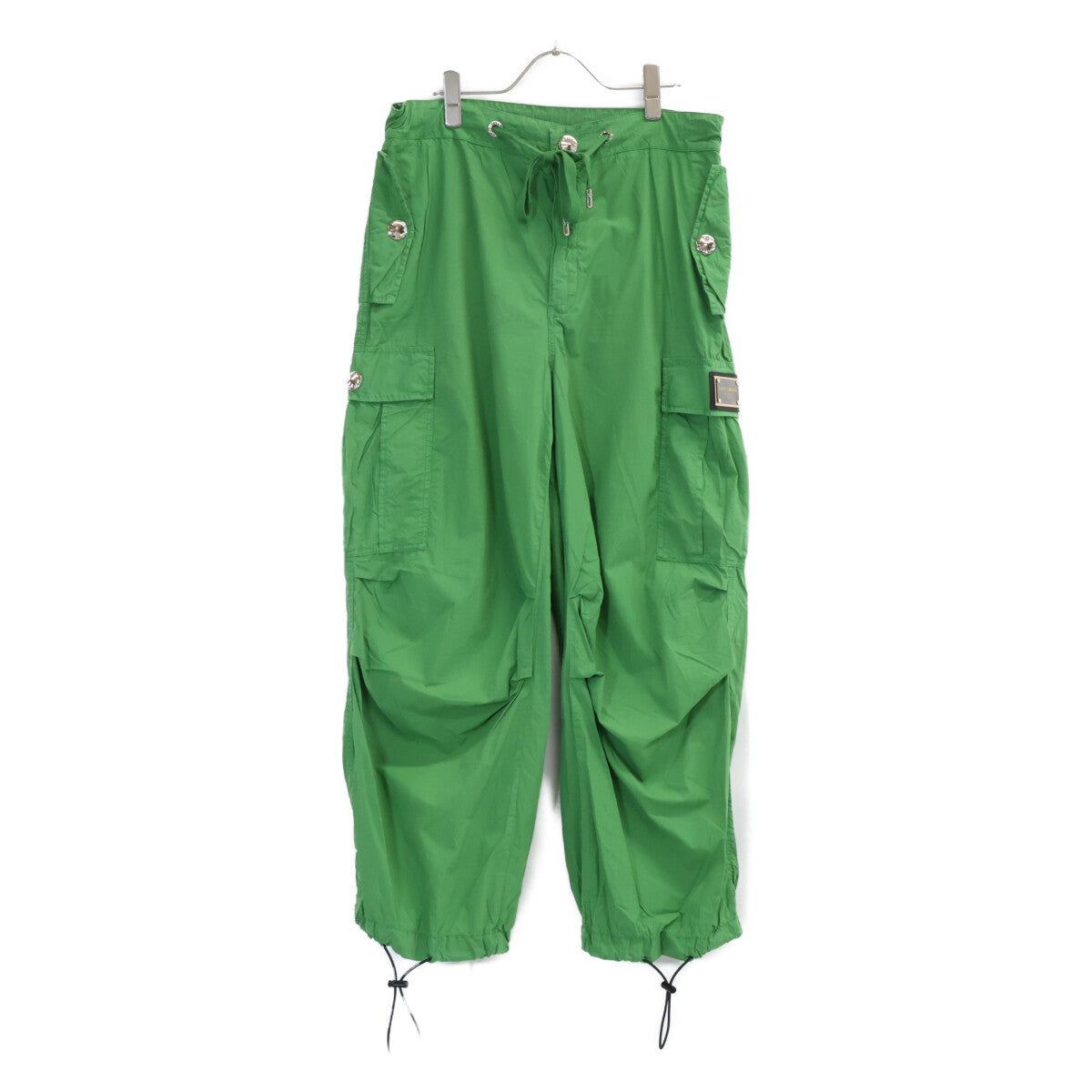 DOLCE&GABBANA ドルチェアンドガッバーナ FTCH8T GDAXU グリーン ハイウエスト カーゴパンツ ボトムス