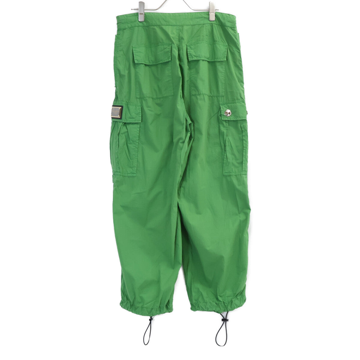 DOLCE&GABBANA ドルチェアンドガッバーナ FTCH8T GDAXU グリーン ハイウエスト カーゴパンツ ボトムス