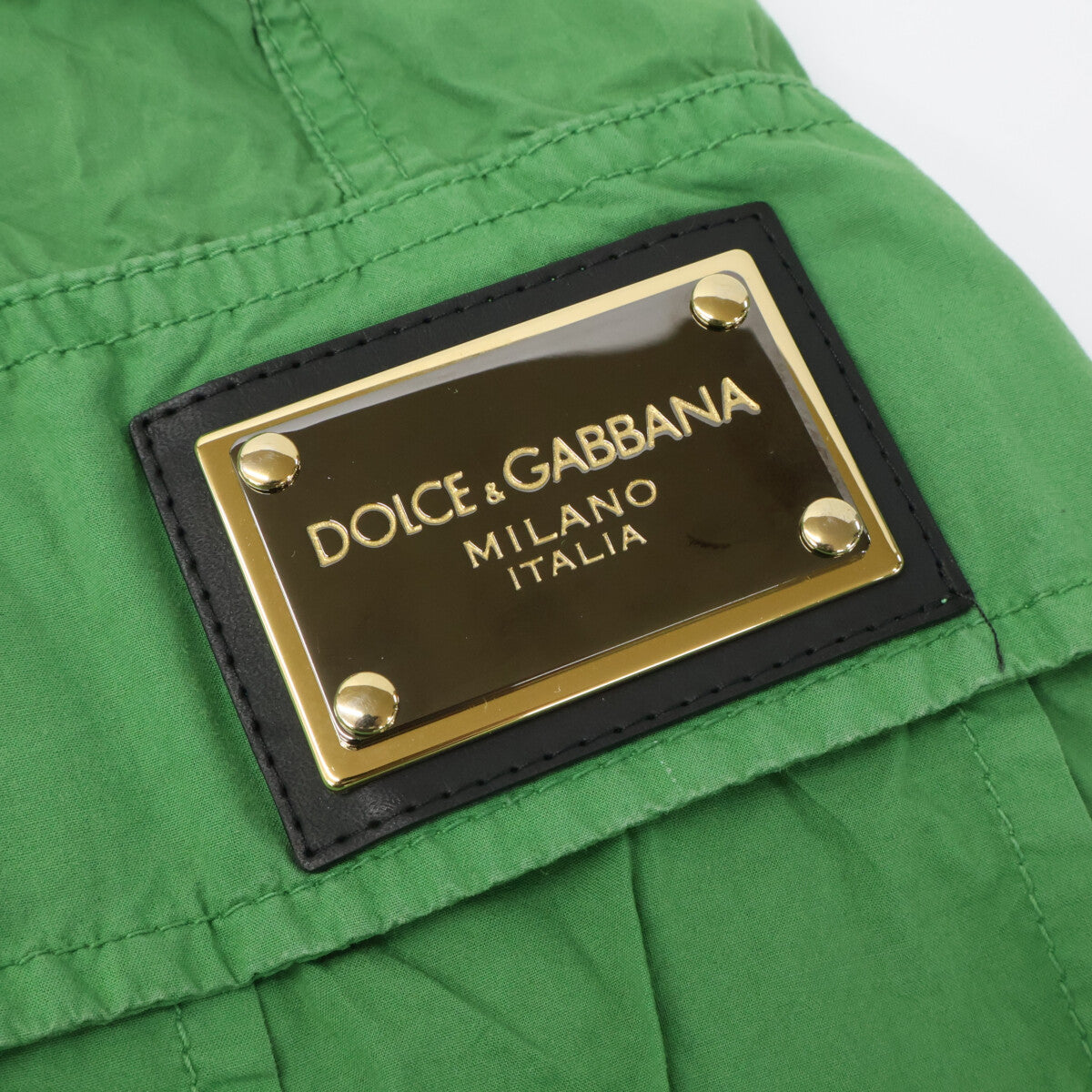 DOLCE&GABBANA ドルチェアンドガッバーナ FTCH8T GDAXU グリーン ハイウエスト カーゴパンツ ボトムス