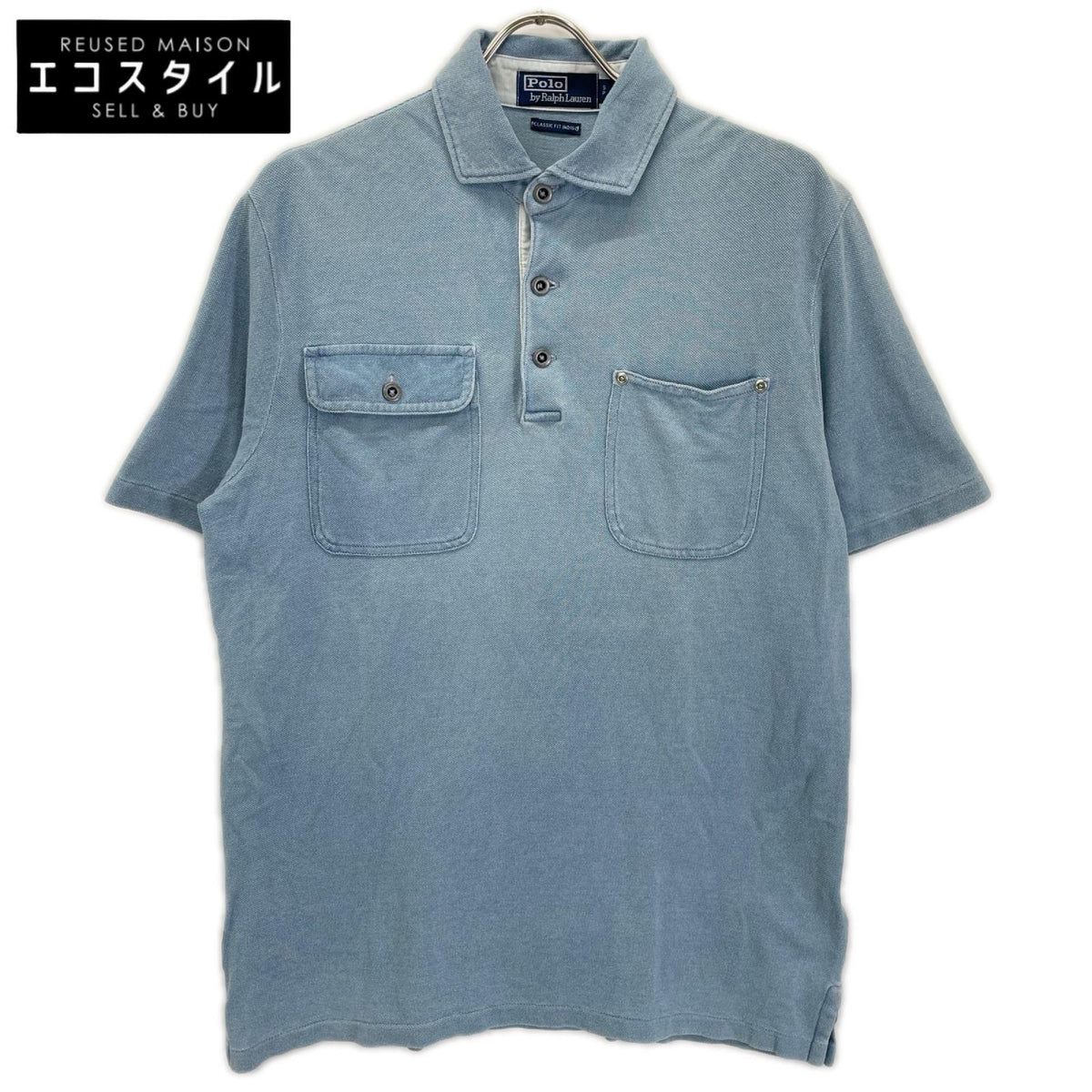 POLObyRalphLauren ポロラルフローレン インディゴ 半袖ポロシャツ トップス