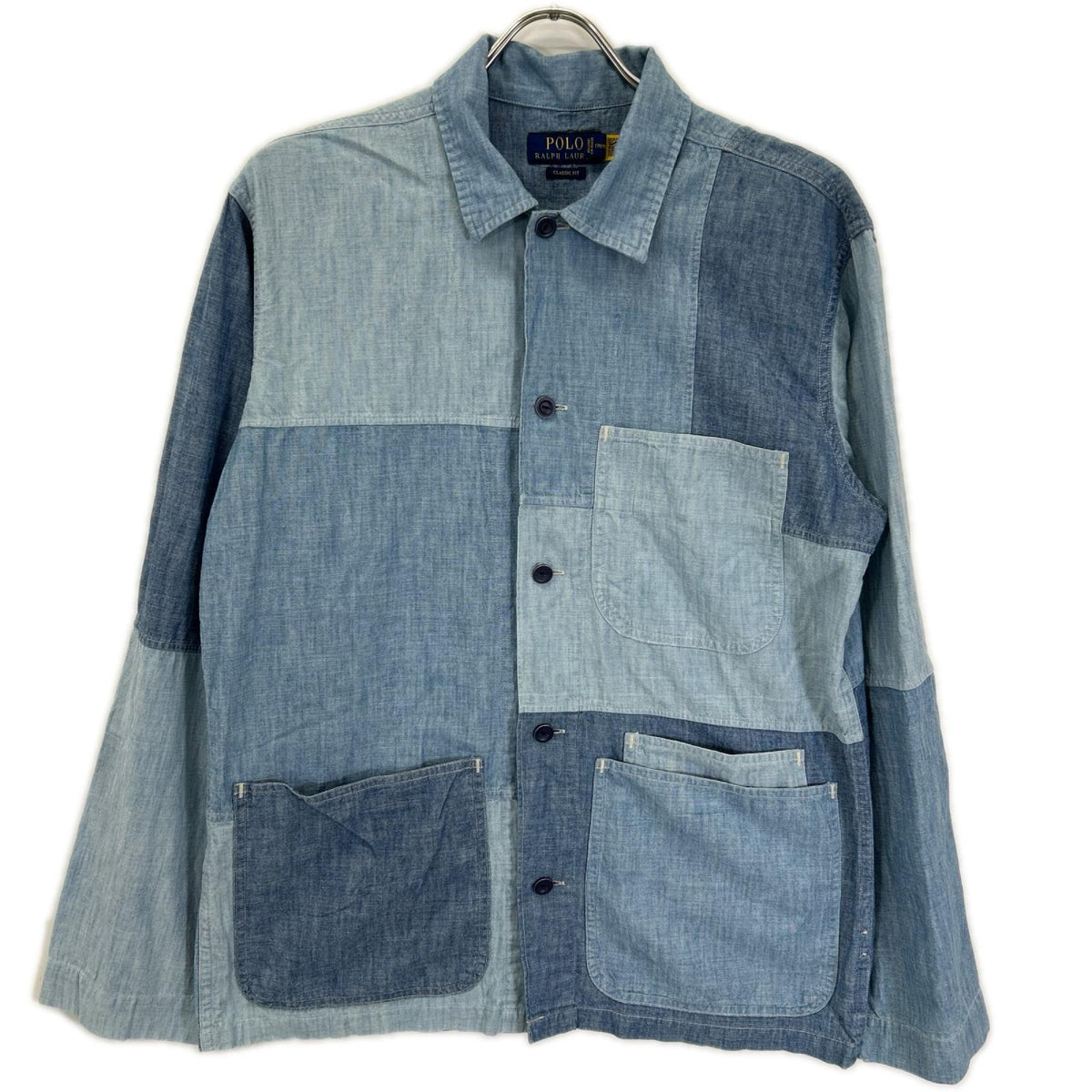POLObyRalphLauren ポロラルフローレン パッチワーク デニムシャツ トップス