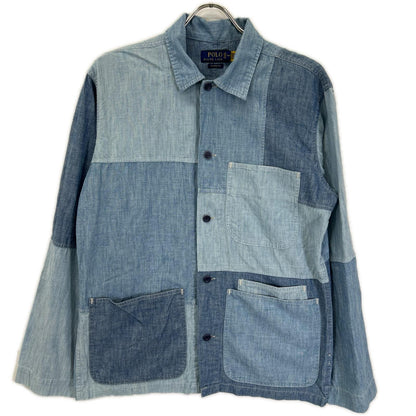 POLObyRalphLauren ポロラルフローレン パッチワーク デニムシャツ トップス