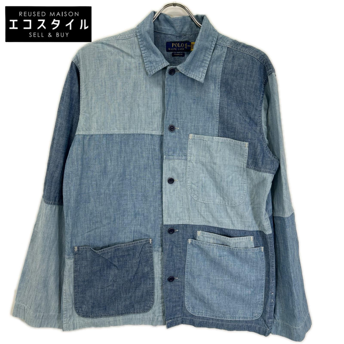 POLObyRalphLauren ポロラルフローレン パッチワーク デニムシャツ トップス
