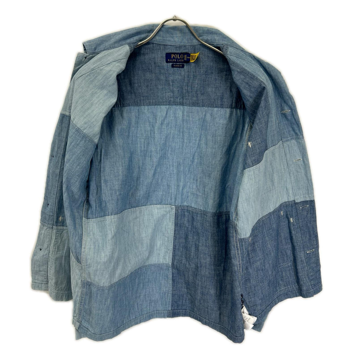 POLObyRalphLauren ポロラルフローレン パッチワーク デニムシャツ トップス