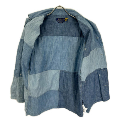POLObyRalphLauren ポロラルフローレン パッチワーク デニムシャツ トップス