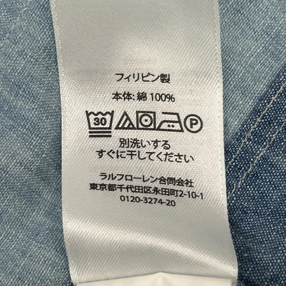 POLObyRalphLauren ポロラルフローレン パッチワーク デニムシャツ トップス