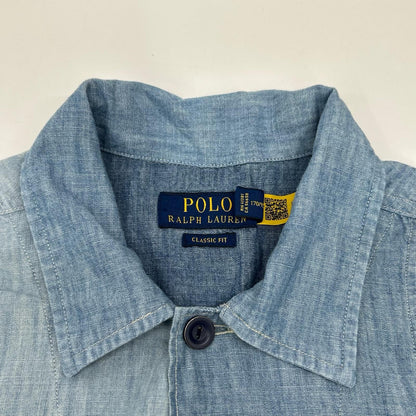 POLObyRalphLauren ポロラルフローレン パッチワーク デニムシャツ トップス