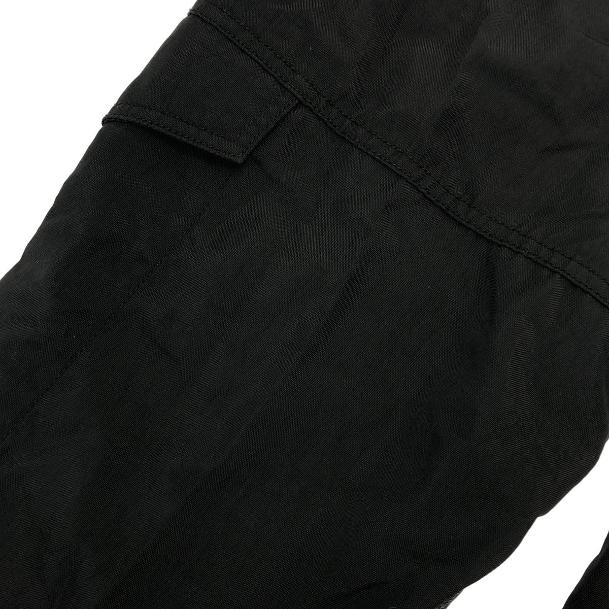 ALEXANDER WANG アレキサンダーワン ブラック デニム×ナイロン 切り替えパンツ ボトムス