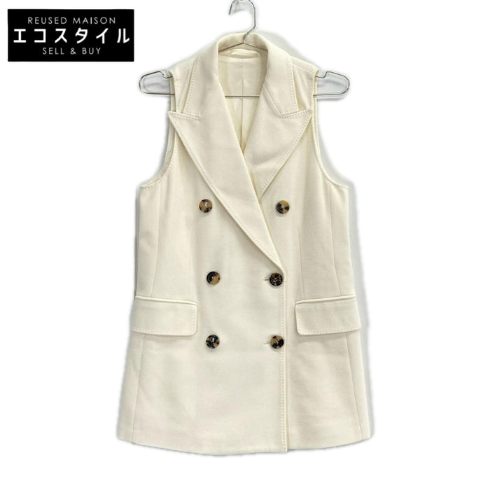 Max Mara マックスマーラ 19110322 コットン ノースリーブジャケット ベスト