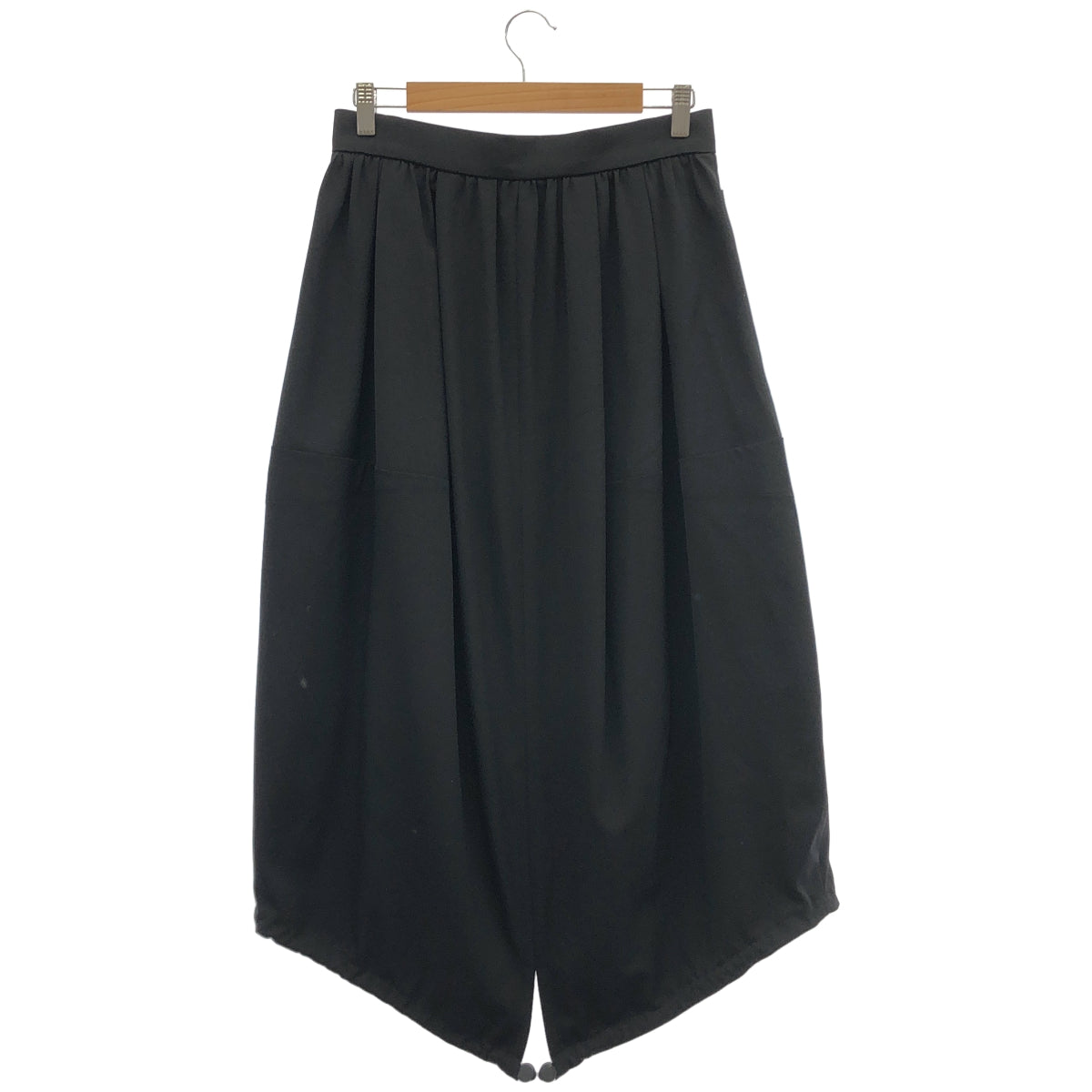 Max Mara マックスマーラ 23110601336 ブラック カーゴスカート ウール ボトムス