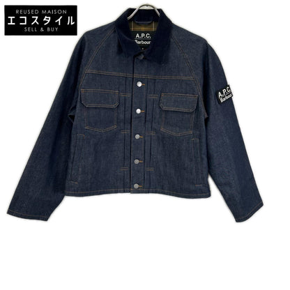 Barbour バブアー ×A.P.C. 251MCAS173 インディゴ SPEY スペイ デニムジャケット ジャケット
