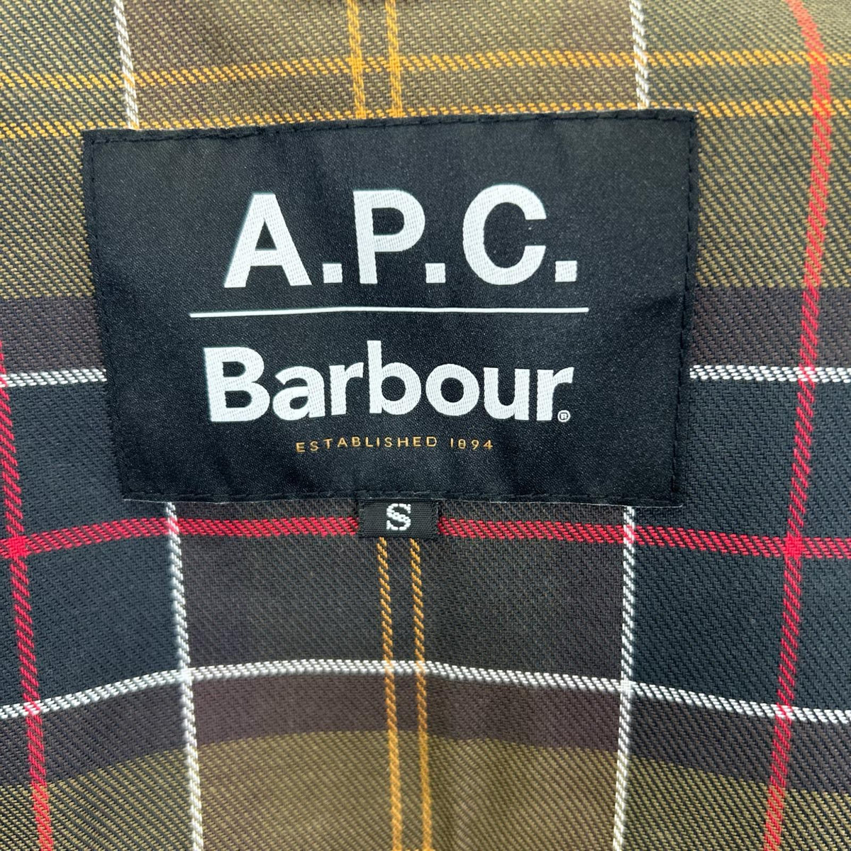 Barbour バブアー ×A.P.C. 251MCAS173 インディゴ SPEY スペイ デニムジャケット ジャケット
