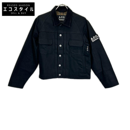 Barbour バブアー ×A.P.C. 251MCAS173 ブラック SPEY スペイ デニムジャケット ジャケット