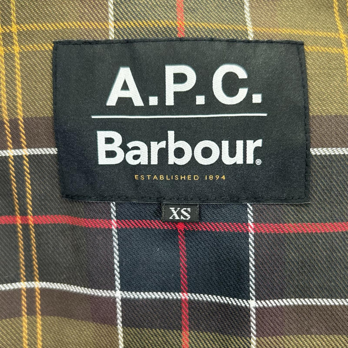 Barbour バブアー ×A.P.C. 251MCAS173 ブラック SPEY スペイ デニムジャケット ジャケット