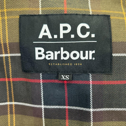 Barbour バブアー ×A.P.C. 251MCAS173 ブラック SPEY スペイ デニムジャケット ジャケット