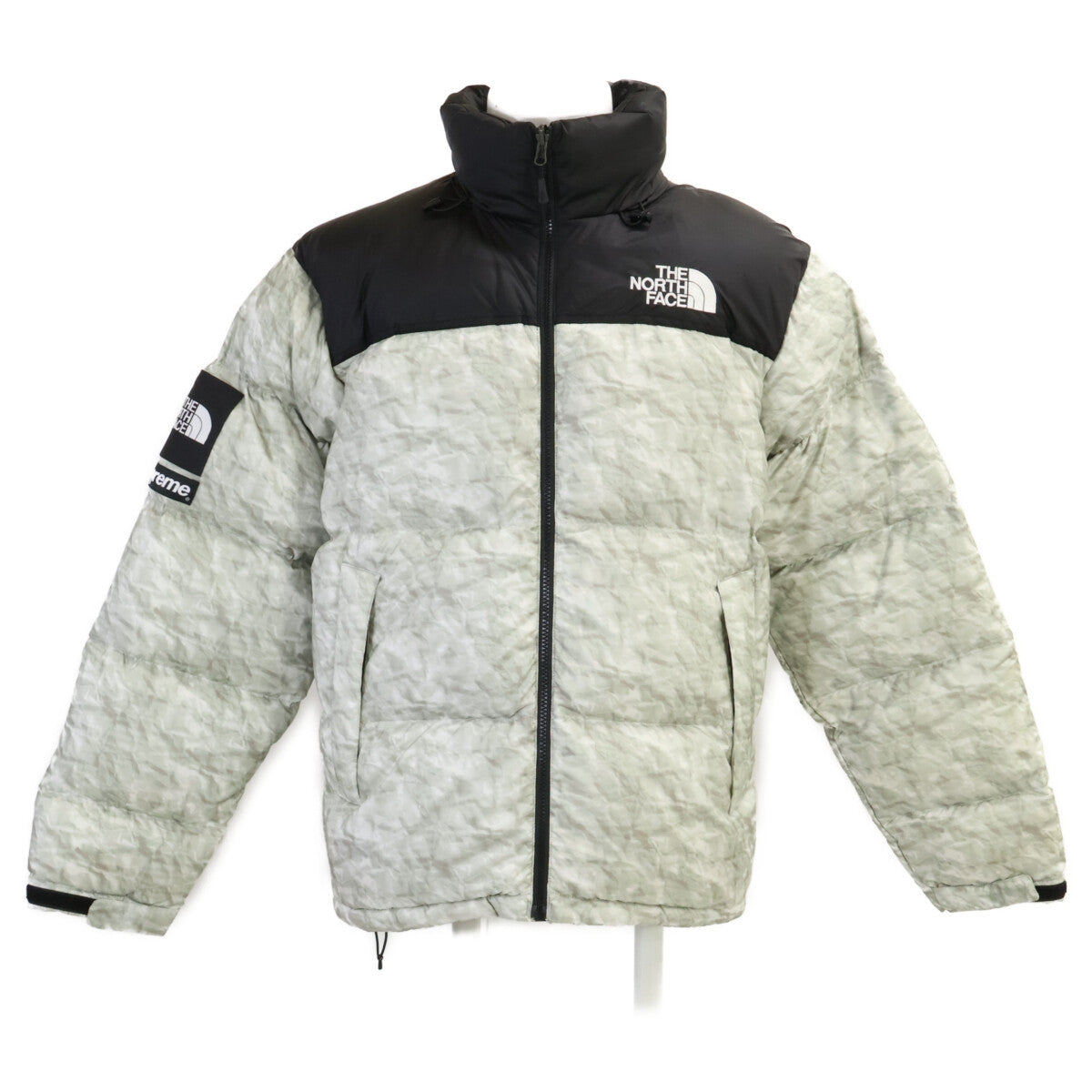 THE NORTH FACE ノースフェイス ｘSUPREME シュプリーム【国内正規】19AW ND91806I Paper Print Nuptse Jacket ペーパープリント ヌプシジャケット ジャケット