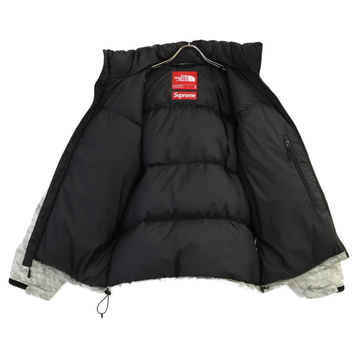 THE NORTH FACE ノースフェイス ｘSUPREME シュプリーム【国内正規】19AW ND91806I Paper Print Nuptse Jacket ペーパープリント ヌプシジャケット ジャケット