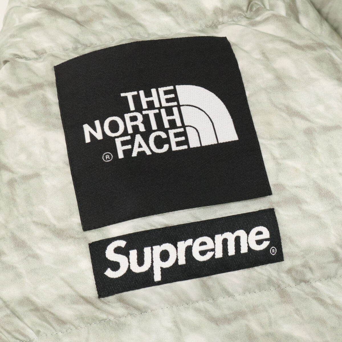 THE NORTH FACE ノースフェイス ｘSUPREME シュプリーム【国内正規】19AW ND91806I Paper Print Nuptse Jacket ペーパープリント ヌプシジャケット ジャケット