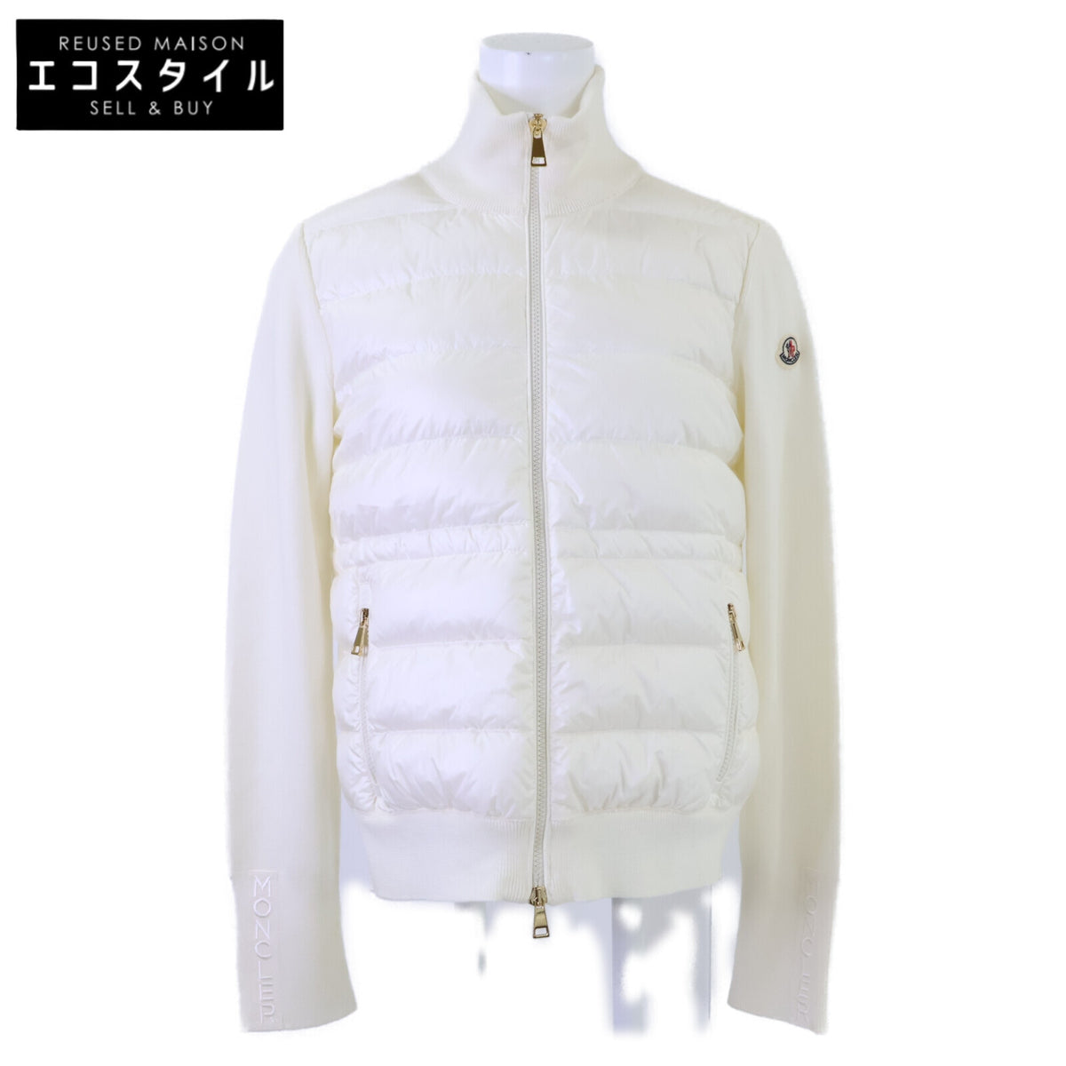 MONCLER モンクレール 美品 25年製 ダウン切替ニットカーディガン/ニット切替ダウンジャケット ジャケット
