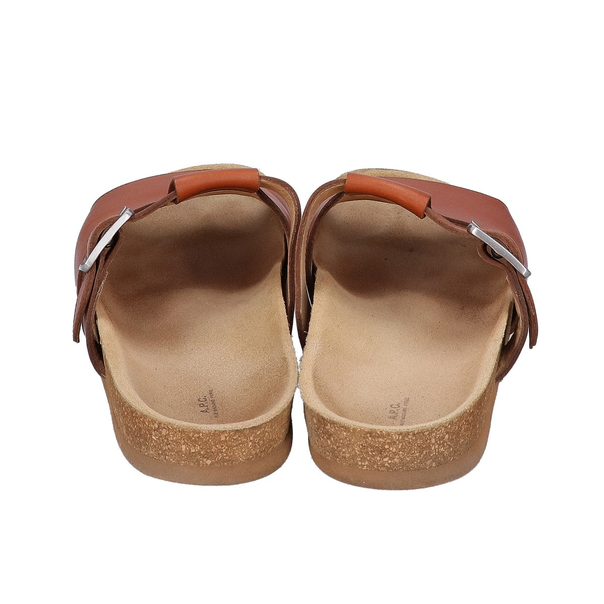 A.P.C. アーペーセー Mules Gabriel レザー フラット サンダル シューズ