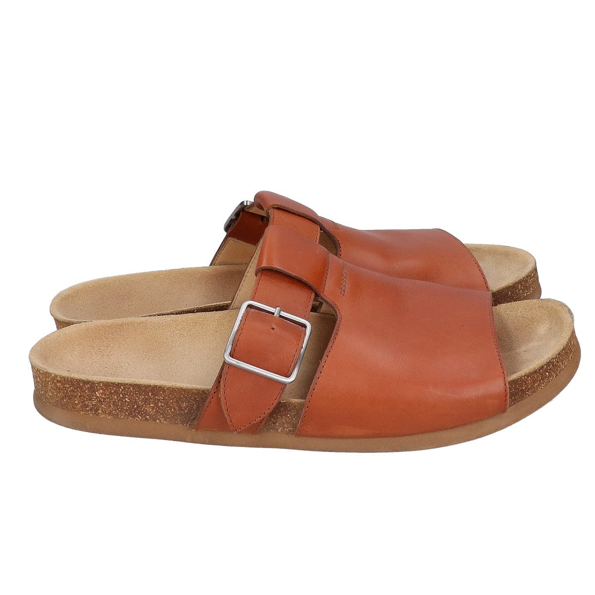 A.P.C. アーペーセー Mules Gabriel レザー フラット サンダル シューズ