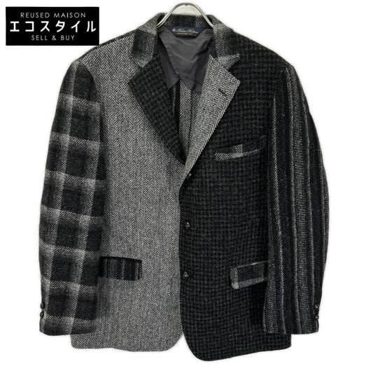 BrooksBrothers ブルックスブラザーズ ブラック×グレー ツイードクレージー パターン ジャケット ジャケット
