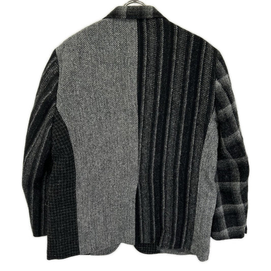BrooksBrothers ブルックスブラザーズ ブラック×グレー ツイードクレージー パターン ジャケット ジャケット