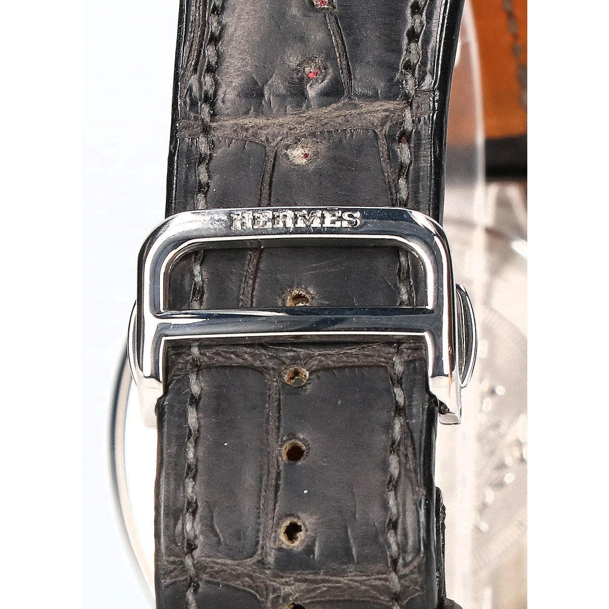 HERMES エルメス 新品仕上げ済み AR4.910 □K アルソー クロノグラフ 自動巻き 腕時計