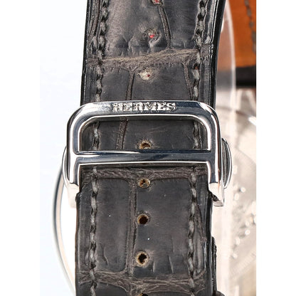 HERMES エルメス 新品仕上げ済み AR4.910 □K アルソー クロノグラフ 自動巻き 腕時計