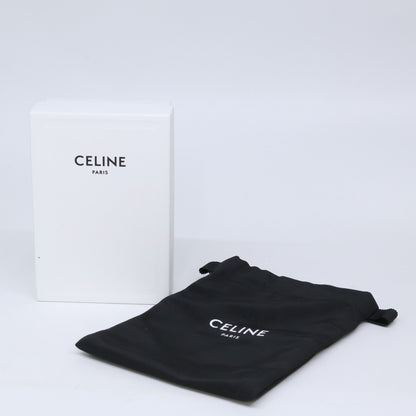 CELINE セリーヌ 【美品】10M963 ファイン ストラップウォレット ニノ / サプルグレインドカーフスキン 三つ折り財布 三つ折り財布（小銭入れあり）