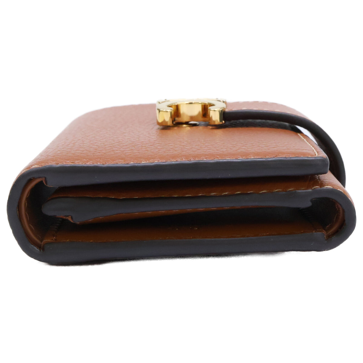 CELINE セリーヌ 【美品】10M963 ファイン ストラップウォレット ニノ / サプルグレインドカーフスキン 三つ折り財布 三つ折り財布（小銭入れあり）