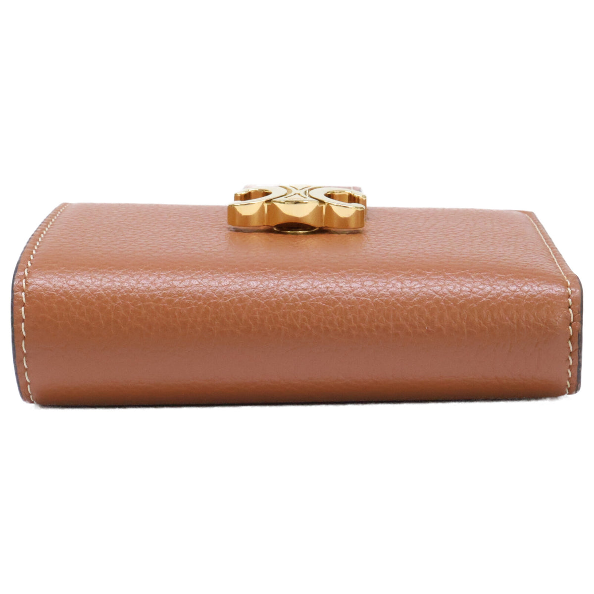 CELINE セリーヌ 【美品】10M963 ファイン ストラップウォレット ニノ / サプルグレインドカーフスキン 三つ折り財布 三つ折り財布（小銭入れあり）