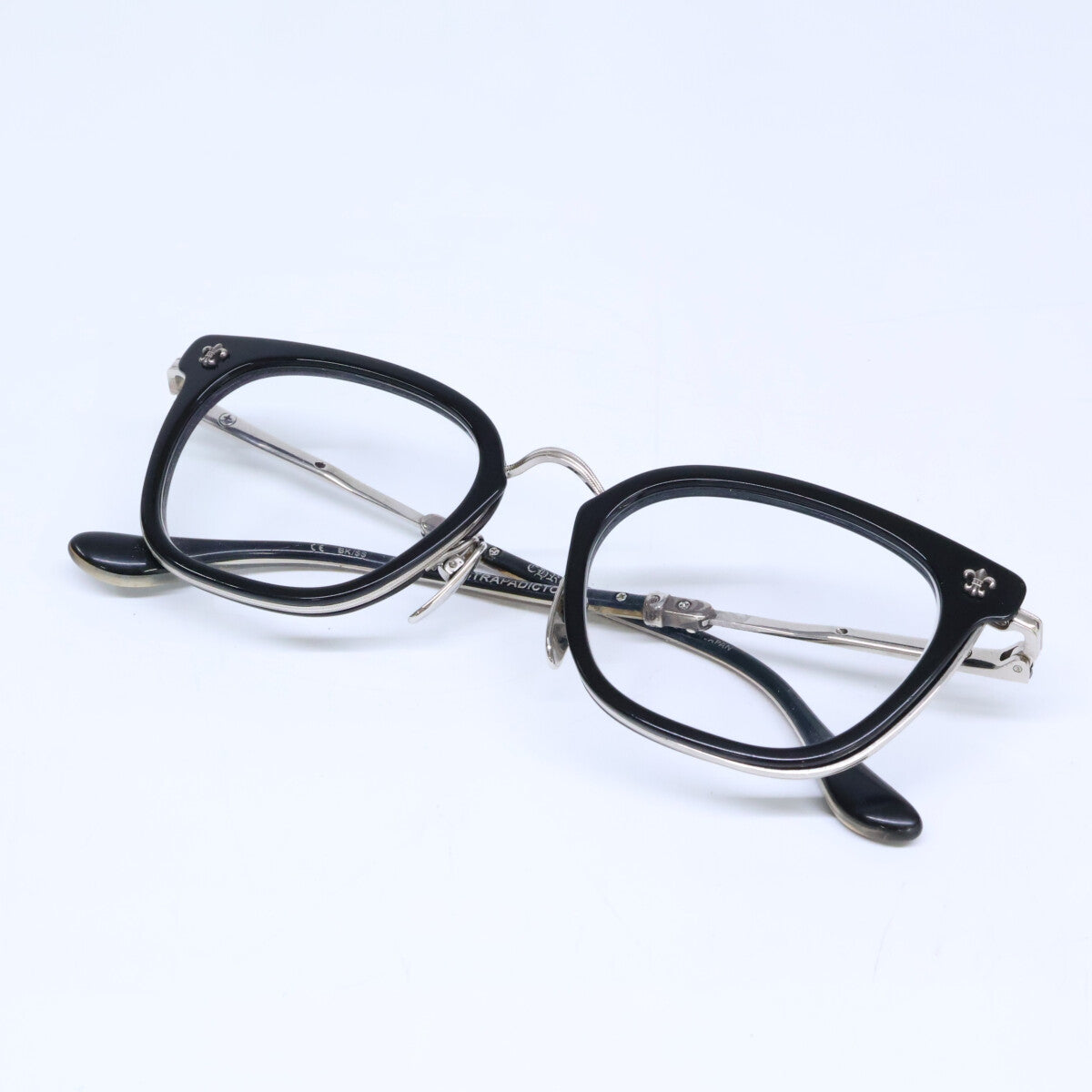 Chrome hearts クロムハーツ STRAPADICTOME フレアモチーフ ウェリントン メガネ 眼鏡