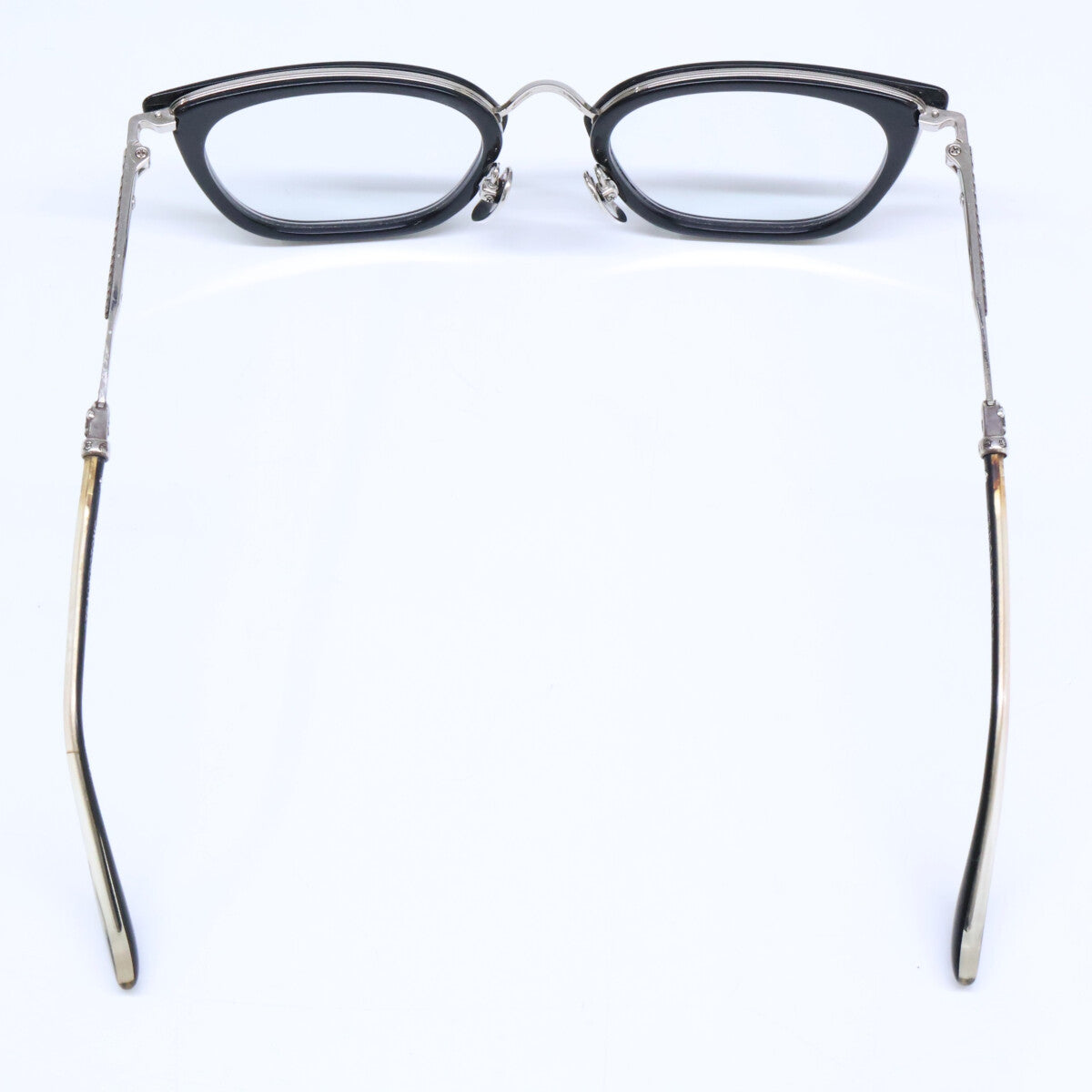 Chrome hearts クロムハーツ STRAPADICTOME フレアモチーフ ウェリントン メガネ 眼鏡