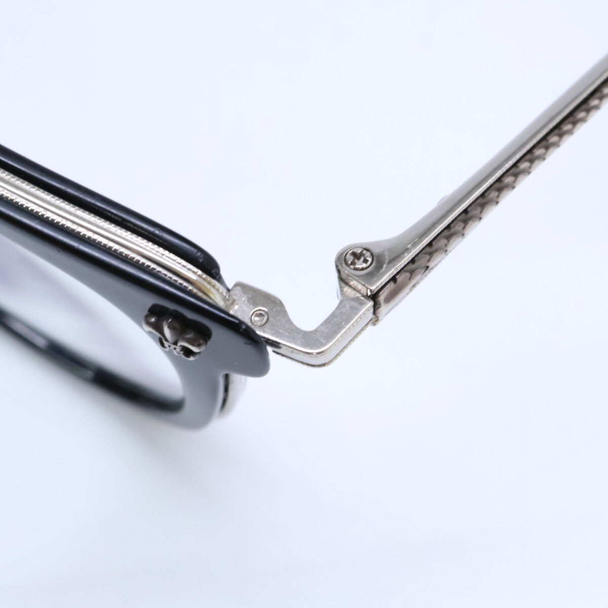 Chrome hearts クロムハーツ STRAPADICTOME フレアモチーフ ウェリントン メガネ 眼鏡