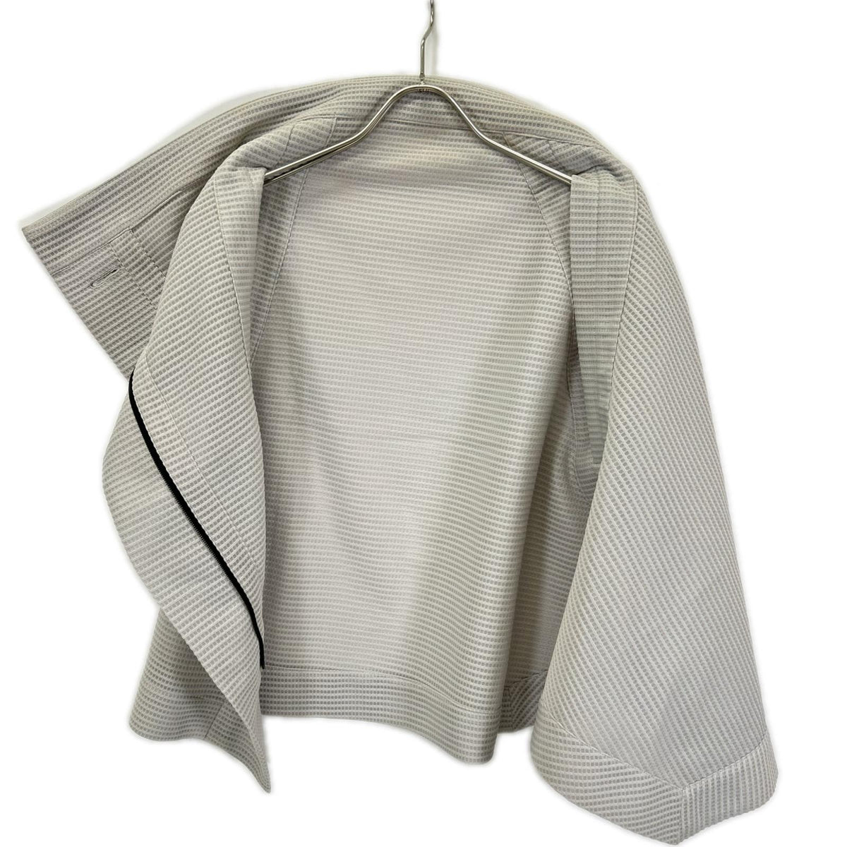 ISSEY MIYAKE イッセイミヤケ 132 5. IL83FJ511 グレー デザイン ジップ トップス トップス