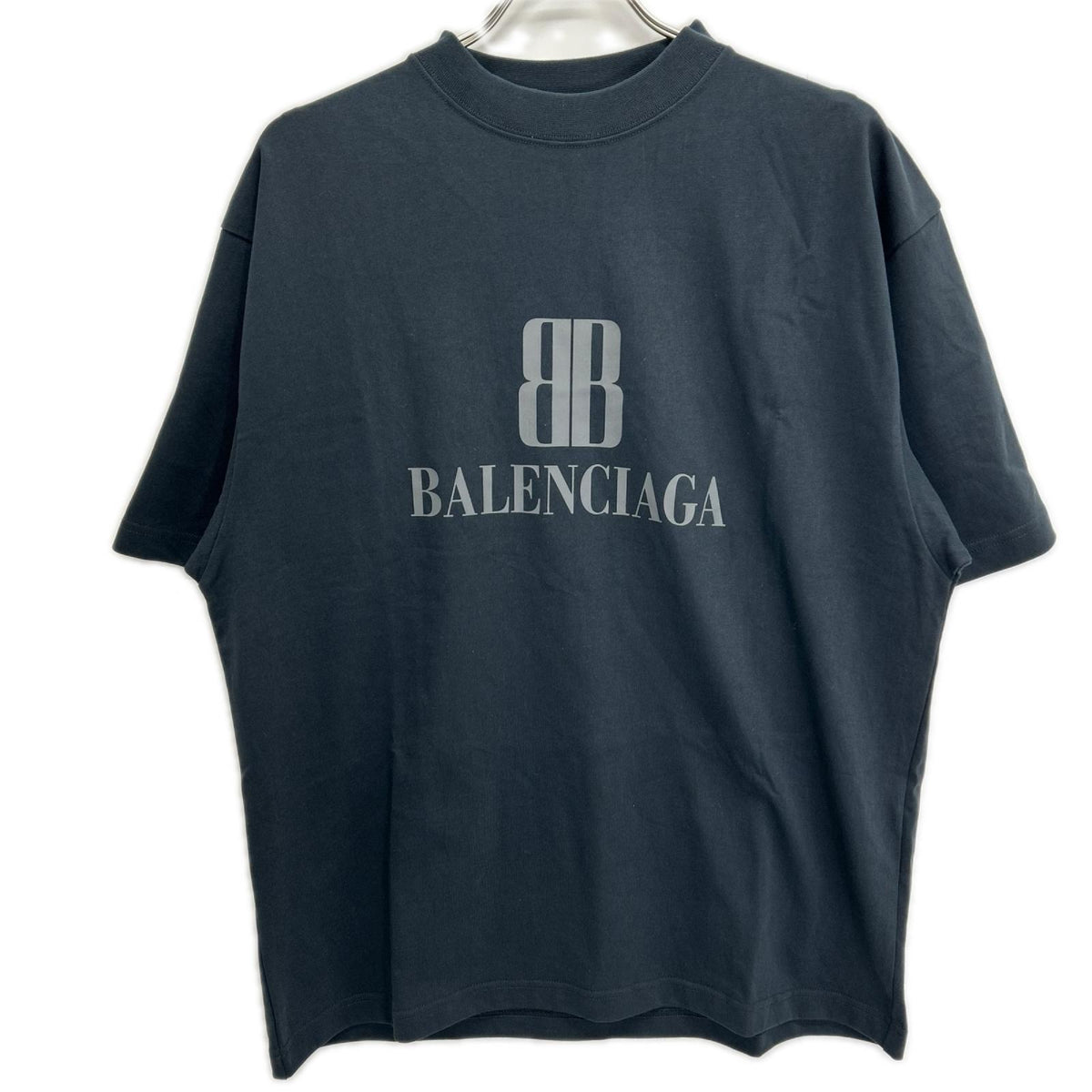 BALENCIAGA バレンシアガ 25AW 764235-TSVU4 ブラック ミディアムフィット Tシャツ ユニセックス トップス
