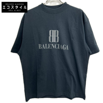BALENCIAGA バレンシアガ 25AW 764235-TSVU4 ブラック ミディアムフィット Tシャツ ユニセックス トップス