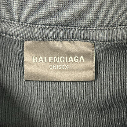 BALENCIAGA バレンシアガ 25AW 764235-TSVU4 ブラック ミディアムフィット Tシャツ ユニセックス トップス