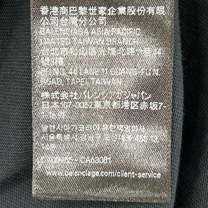 BALENCIAGA バレンシアガ 25AW 764235-TSVU4 ブラック ミディアムフィット Tシャツ ユニセックス トップス