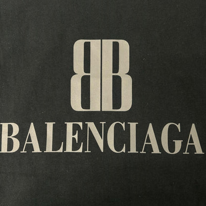 BALENCIAGA バレンシアガ 25AW 764235-TSVU4 ブラック ミディアムフィット Tシャツ ユニセックス トップス