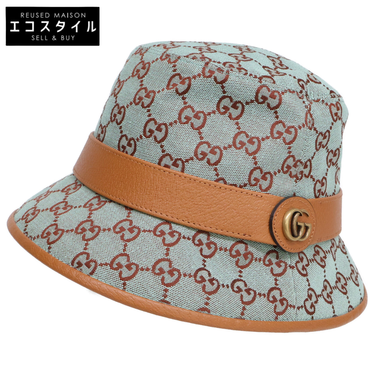 GUCCI グッチ 【美品/国内正規】748476 4HG62 GGキャンバス バケットハット 帽子