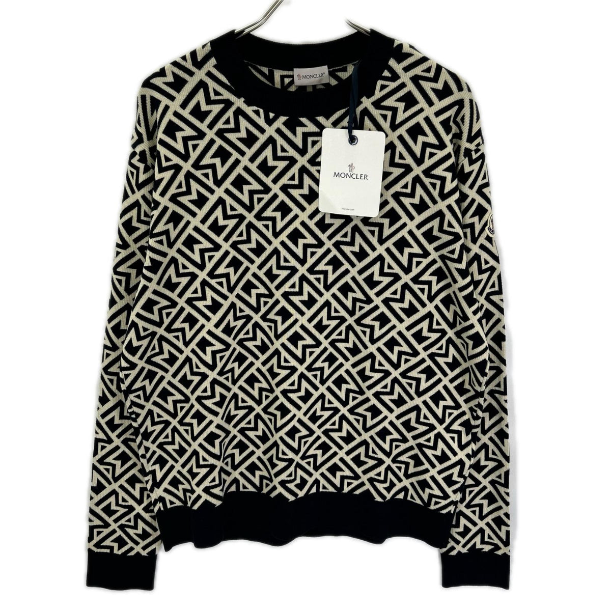MONCLER モンクレール 24SS GIROCOLLO TRICOT モノグラム ニットセーター トップス