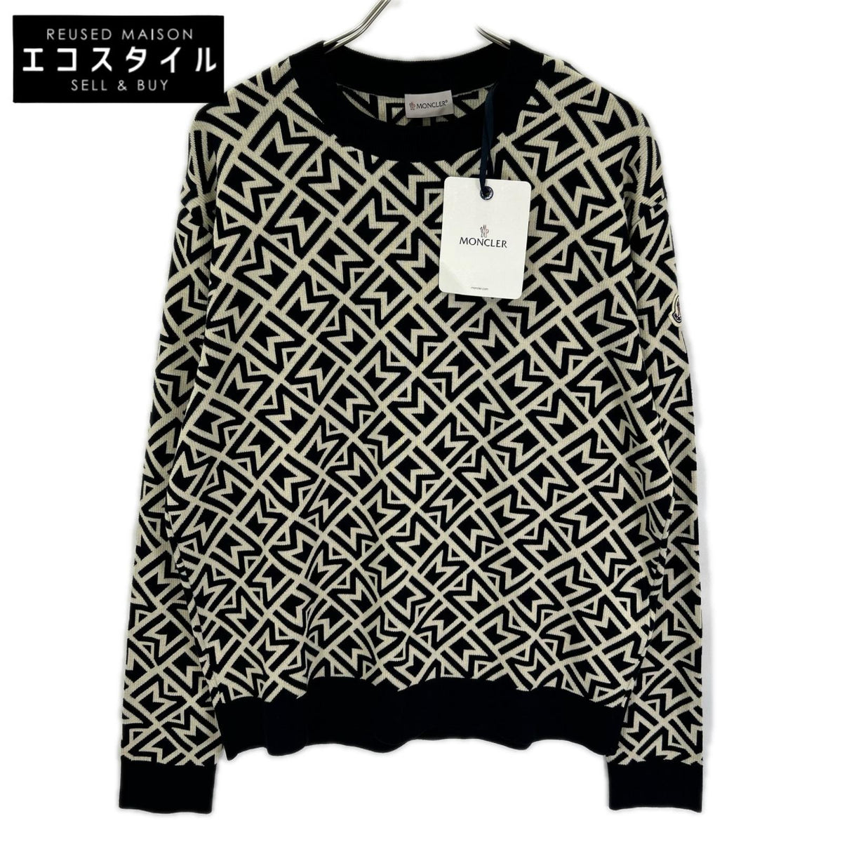 MONCLER モンクレール 24SS GIROCOLLO TRICOT モノグラム ニットセーター トップス