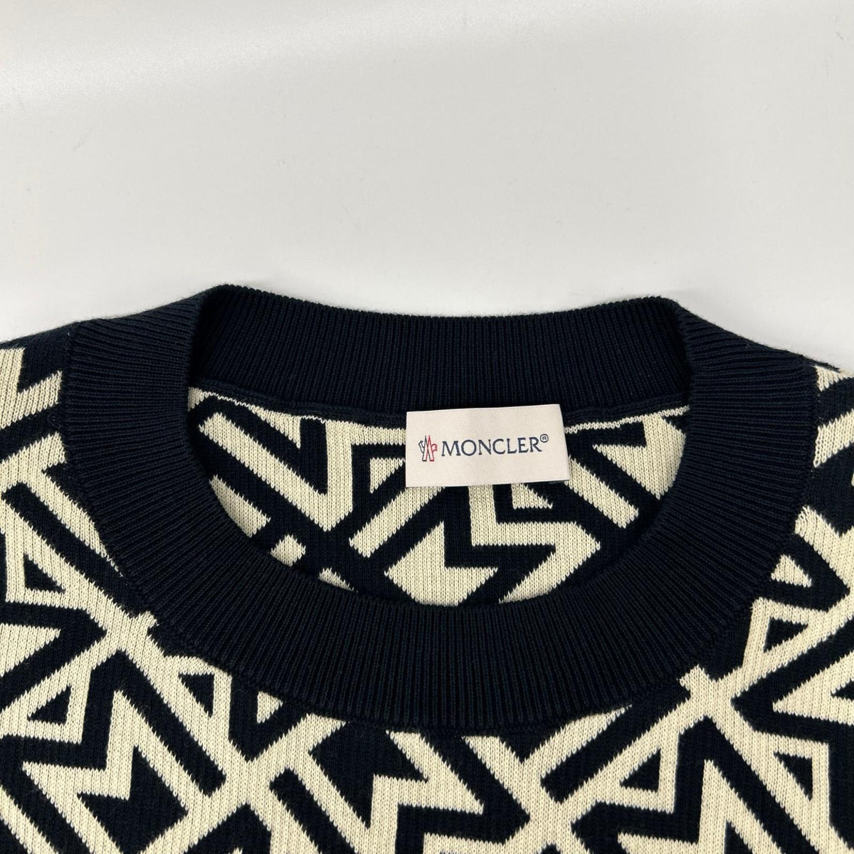 MONCLER モンクレール 24SS GIROCOLLO TRICOT モノグラム ニットセーター トップス